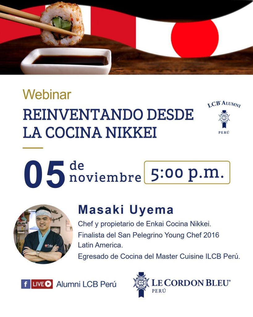 #OrgulloLCB: Conoce a Masaki Uyema, egresado de Gastronomía y propietario de Enkai Cocina Nikkei