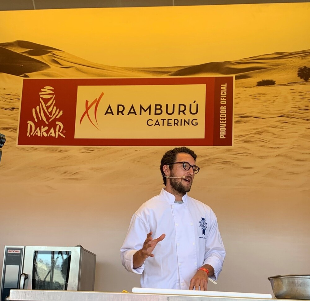 Nuestro egresado, el chef y nutricionista Germán Roz, presente en el rally Dakar 2019