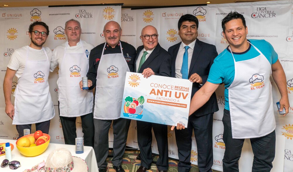 Nuestro chef Sandro Reghellin conforma el team de la campaña de la Liga contra el cáncer