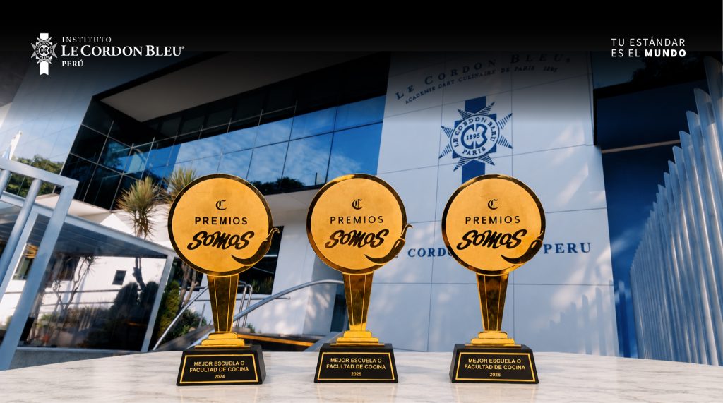 Le Cordon Bleu Perú es reconocido como Mejor Escuela de Cocina en los Premios Somos 2026, por tercer año consecutivo
